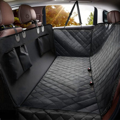 🐶 No More Messy Car Rides – Premium Waterproof Dog Hammock Seat Cover for Happy Adventures